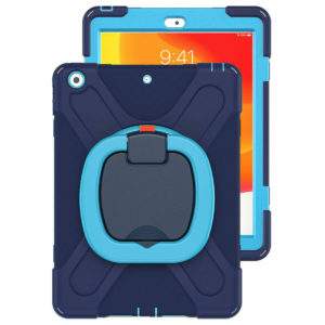 StylePro Shockproof Rugged Case with Ring Stand for iPad 10.2 blue