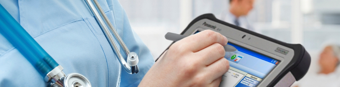 Rugged tablets and mobile technology solutions for hospitals, healthcare and aged care