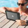 H2Go Waterproof Rugged Case for iPad 10.2 pool