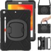 StylePro Shockproof Rugged Case with Ring Stand + strap for iPad 10.2
